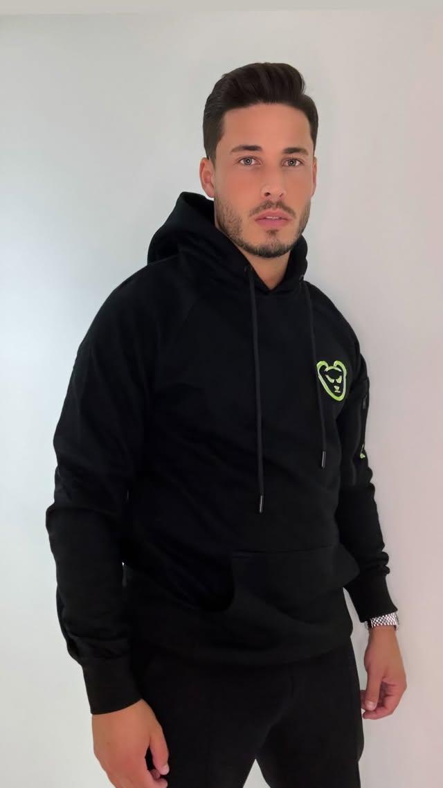BLACK COTTON HOODIES